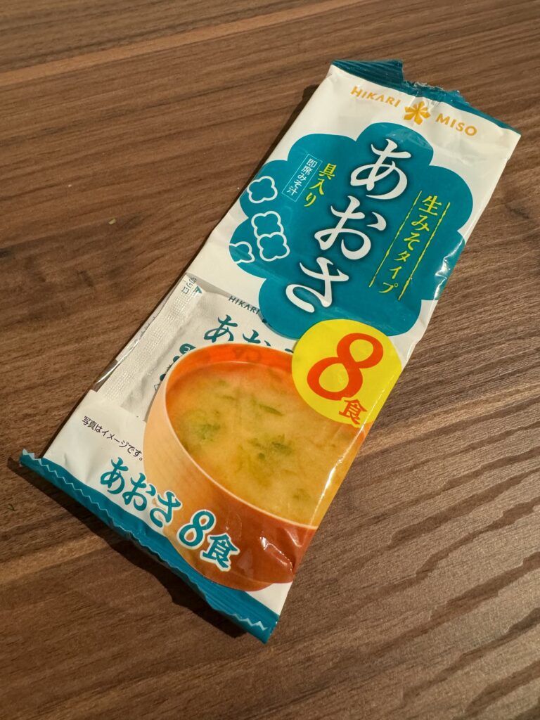 週替わりのお買い得商品として販売されていたインスタント味噌汁