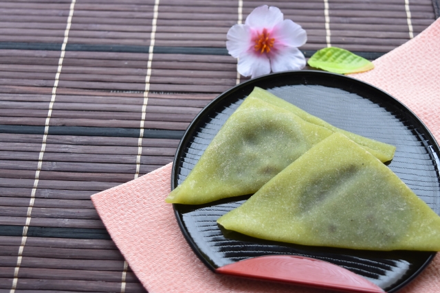 抹茶味の生八つ橋